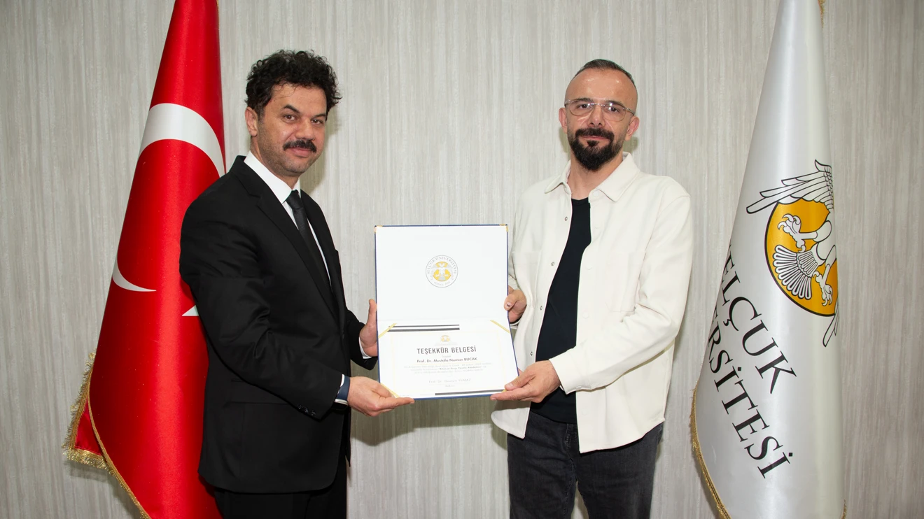 Rektör Yılmaz’dan proje eğitimlerine katkı sağlayan akademisyenlere teşekkür